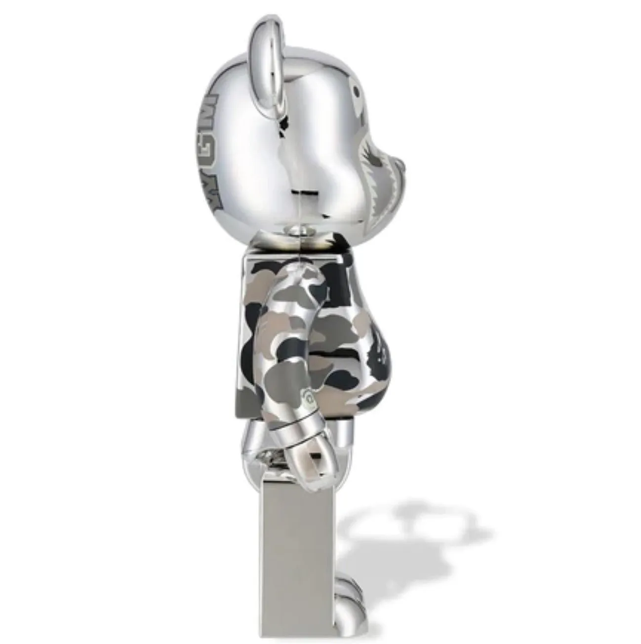 ABC Camo Shark- Silver 100% & 400%  Be@rbrick