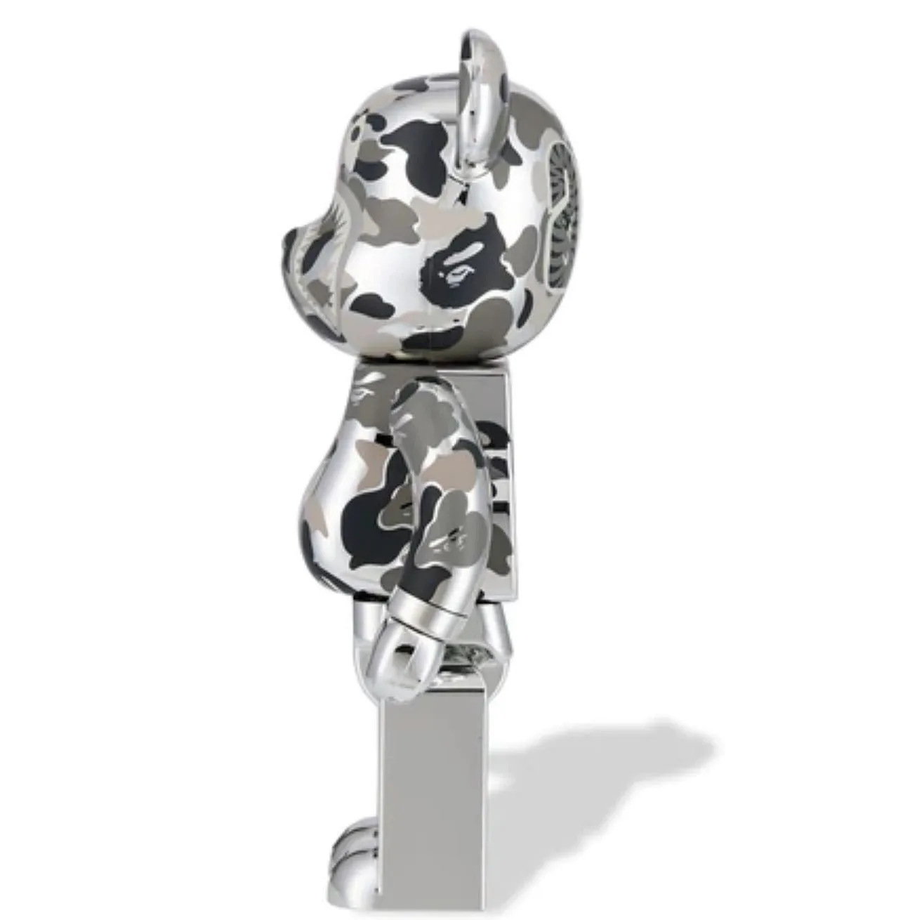 ABC Camo Shark- Silver 100% & 400%  Be@rbrick