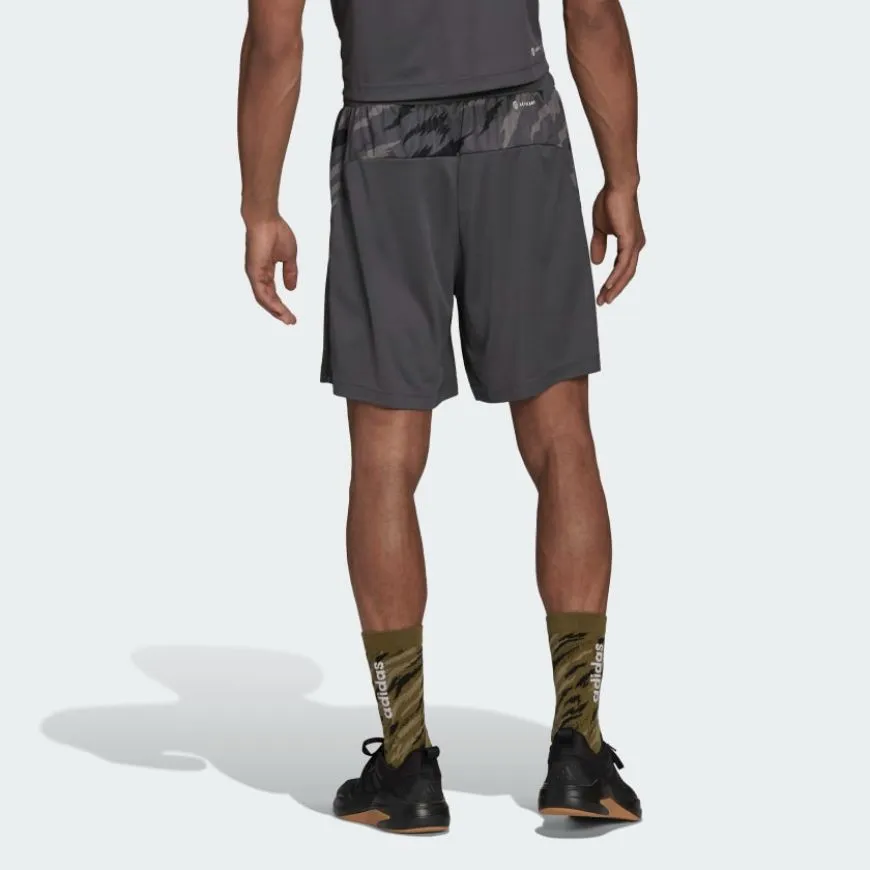 Adidas Aeroready Feelstrong Camo Men Training Short Grey