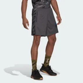 Adidas Aeroready Feelstrong Camo Men Training Short Grey