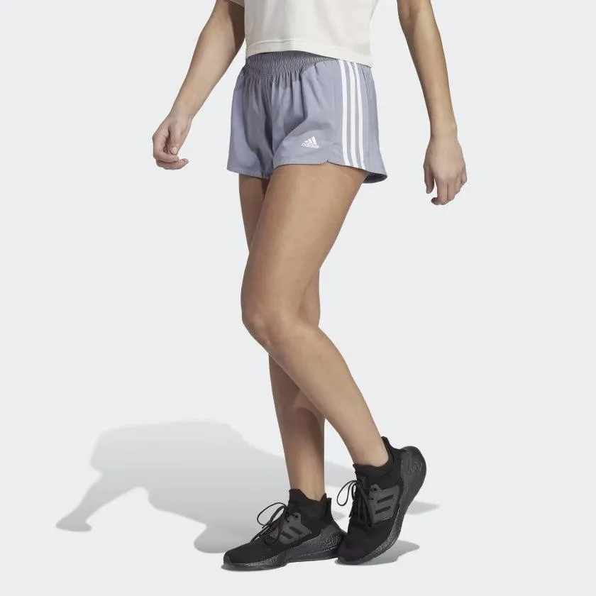 Adidas Pacer 3 Stripe Woven Womens Short