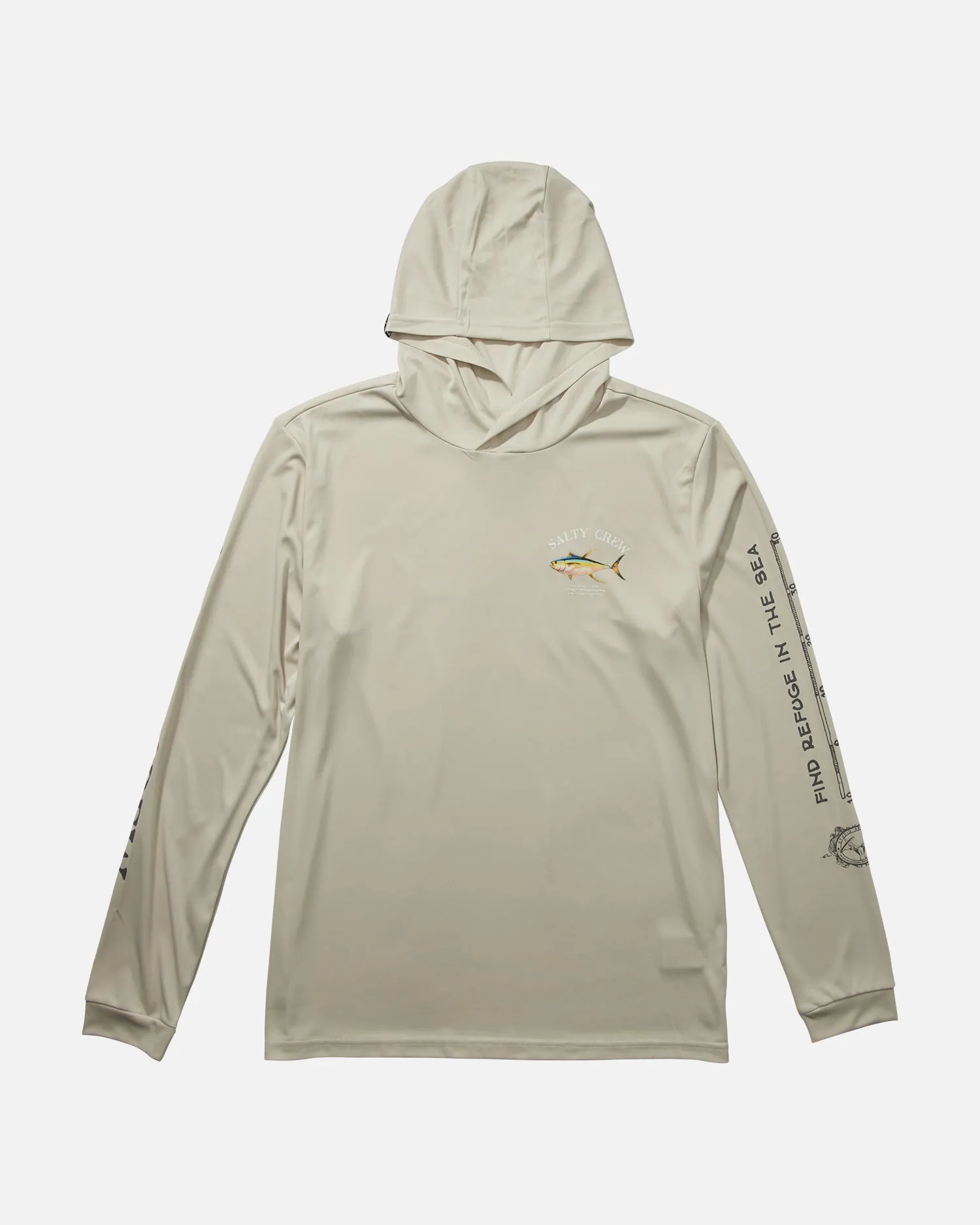 Ahi Mount Sunshirt Hoodie - Natural