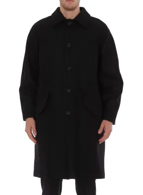 Ann Demeulemeester Single Breasted Buttoned Coat