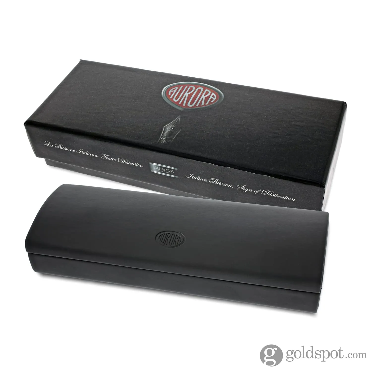 Aurora Style Lacquer Fountain Pen in Shiny Gunmetal
