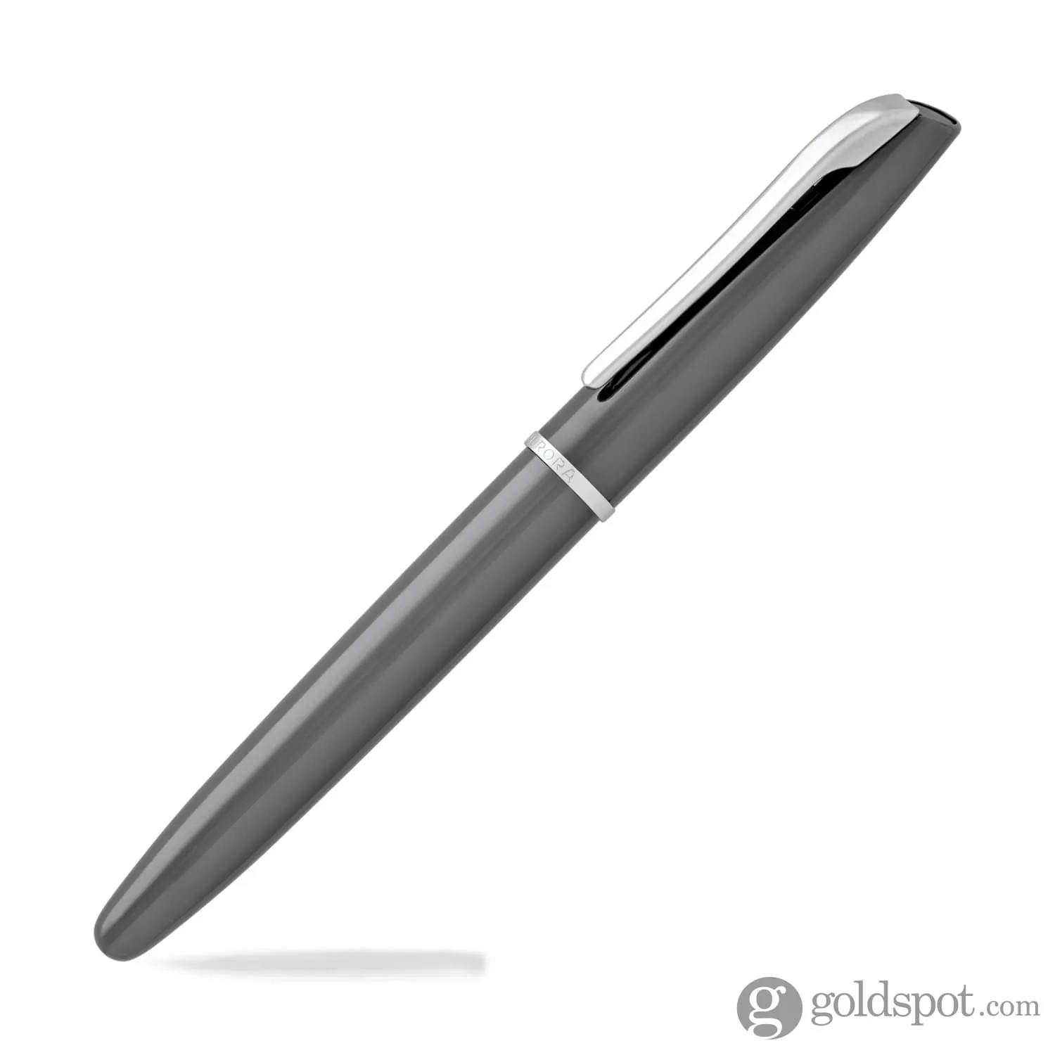 Aurora Style Lacquer Fountain Pen in Shiny Gunmetal