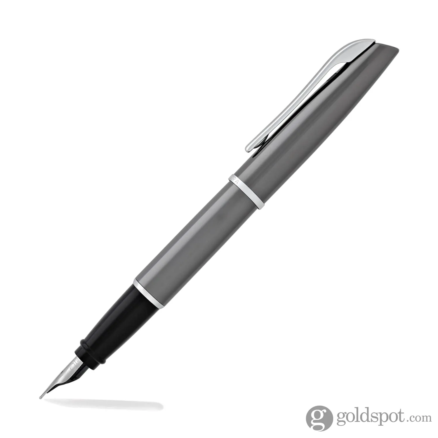 Aurora Style Lacquer Fountain Pen in Shiny Gunmetal