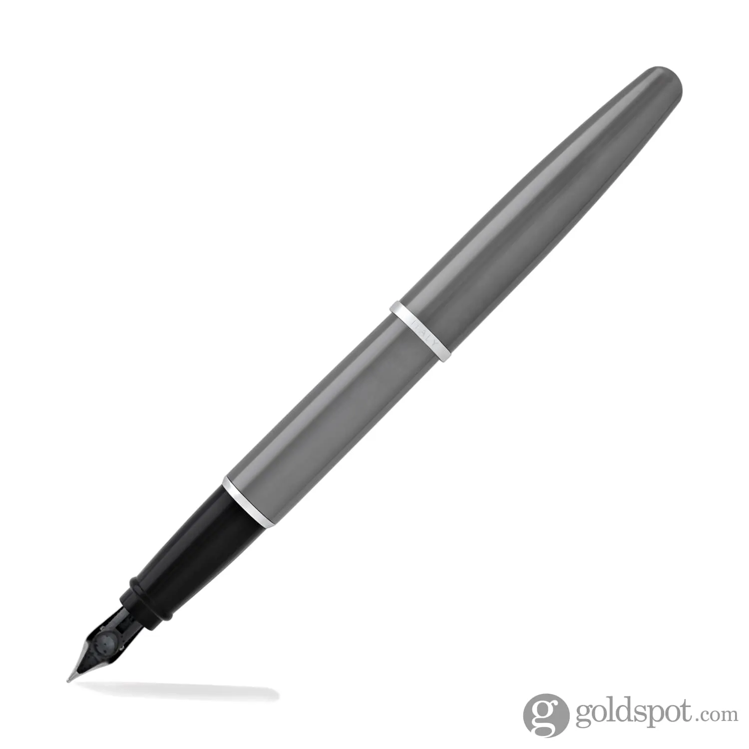 Aurora Style Lacquer Fountain Pen in Shiny Gunmetal