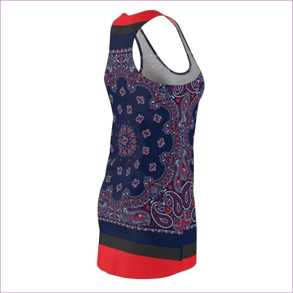 Bandanna Branded Womens Racerback Dress- Ships from The US