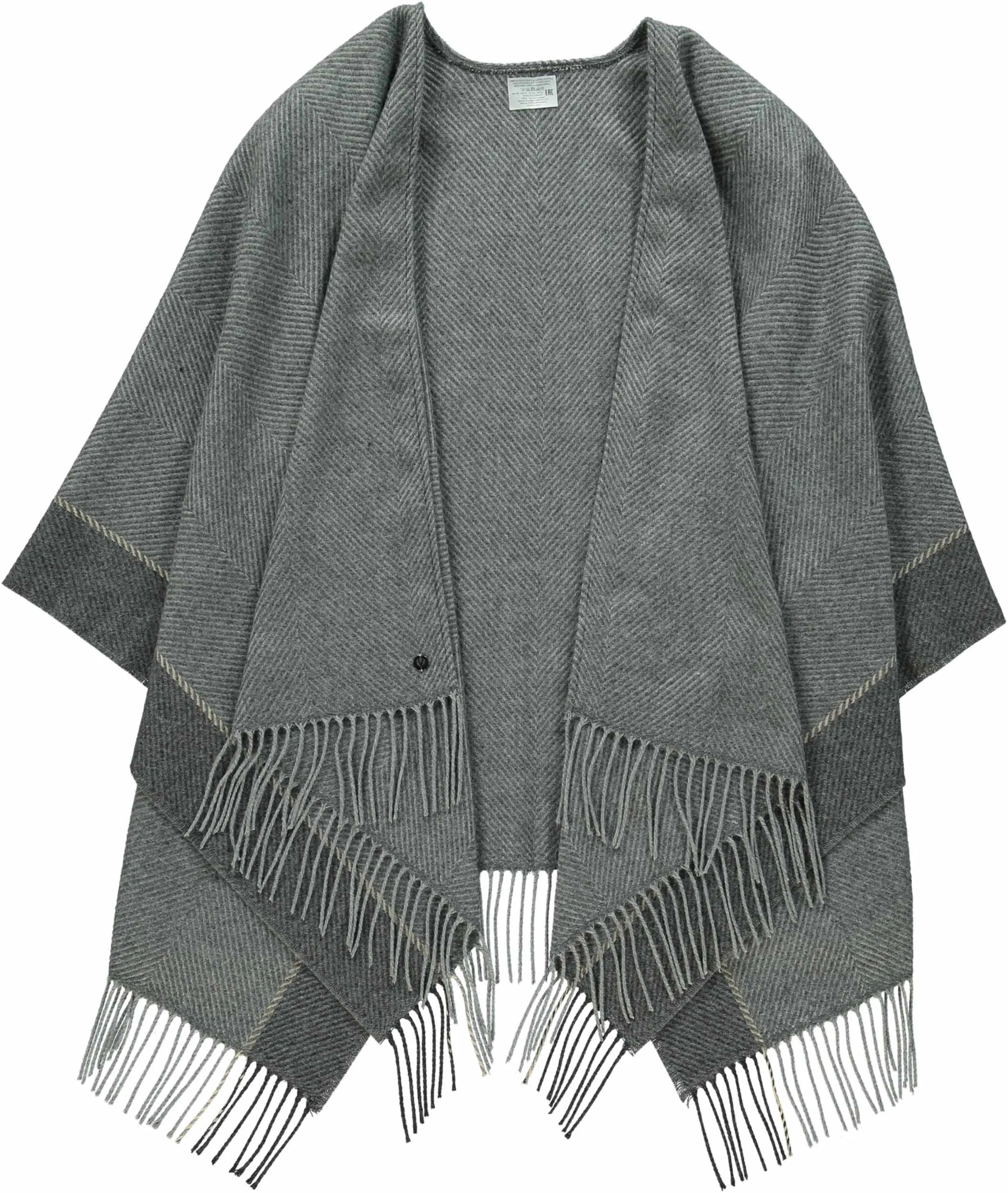 Big Herringbone Ruanna - Steel Grey
