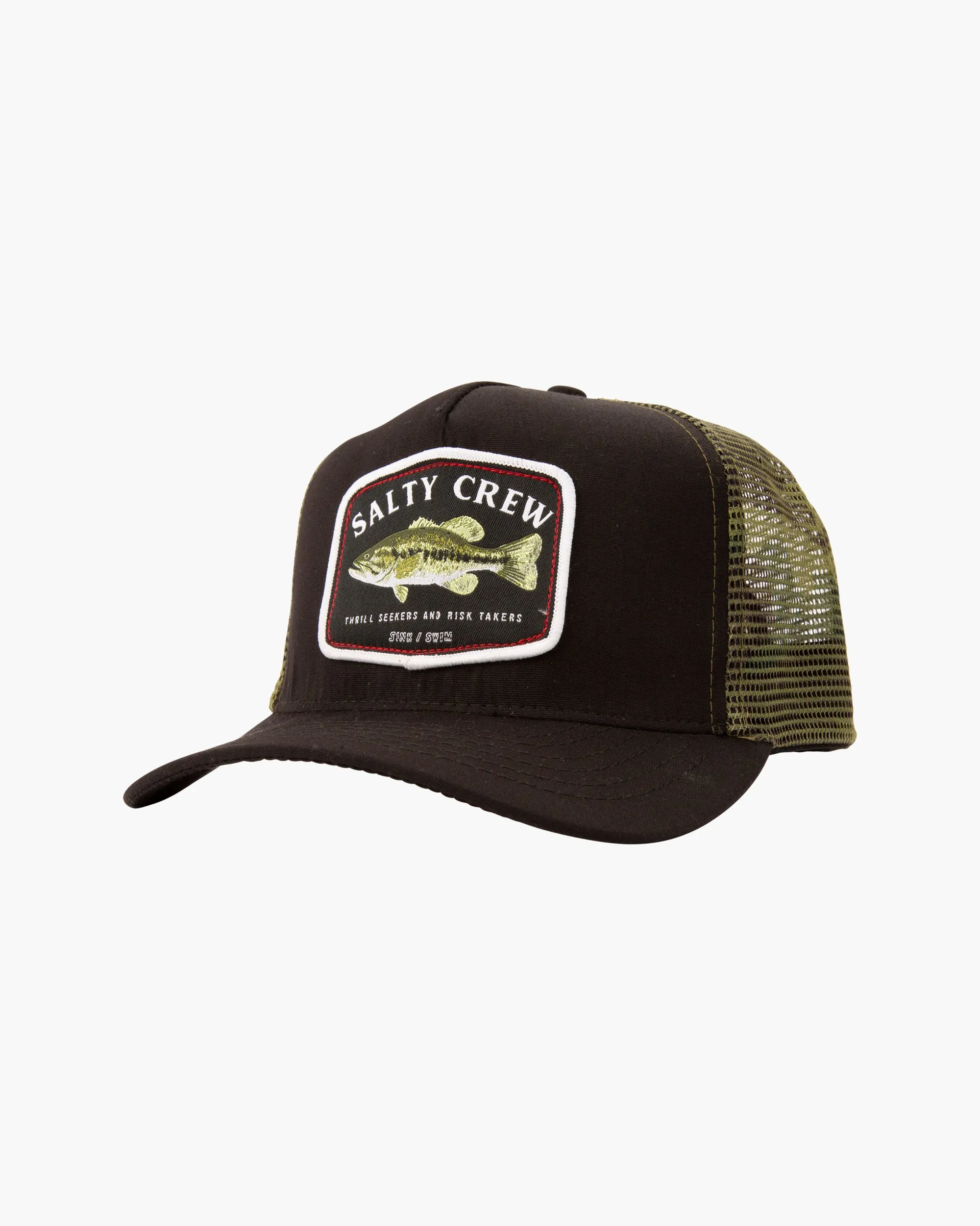 Bigmouth Trucker Hat - Black/Camo