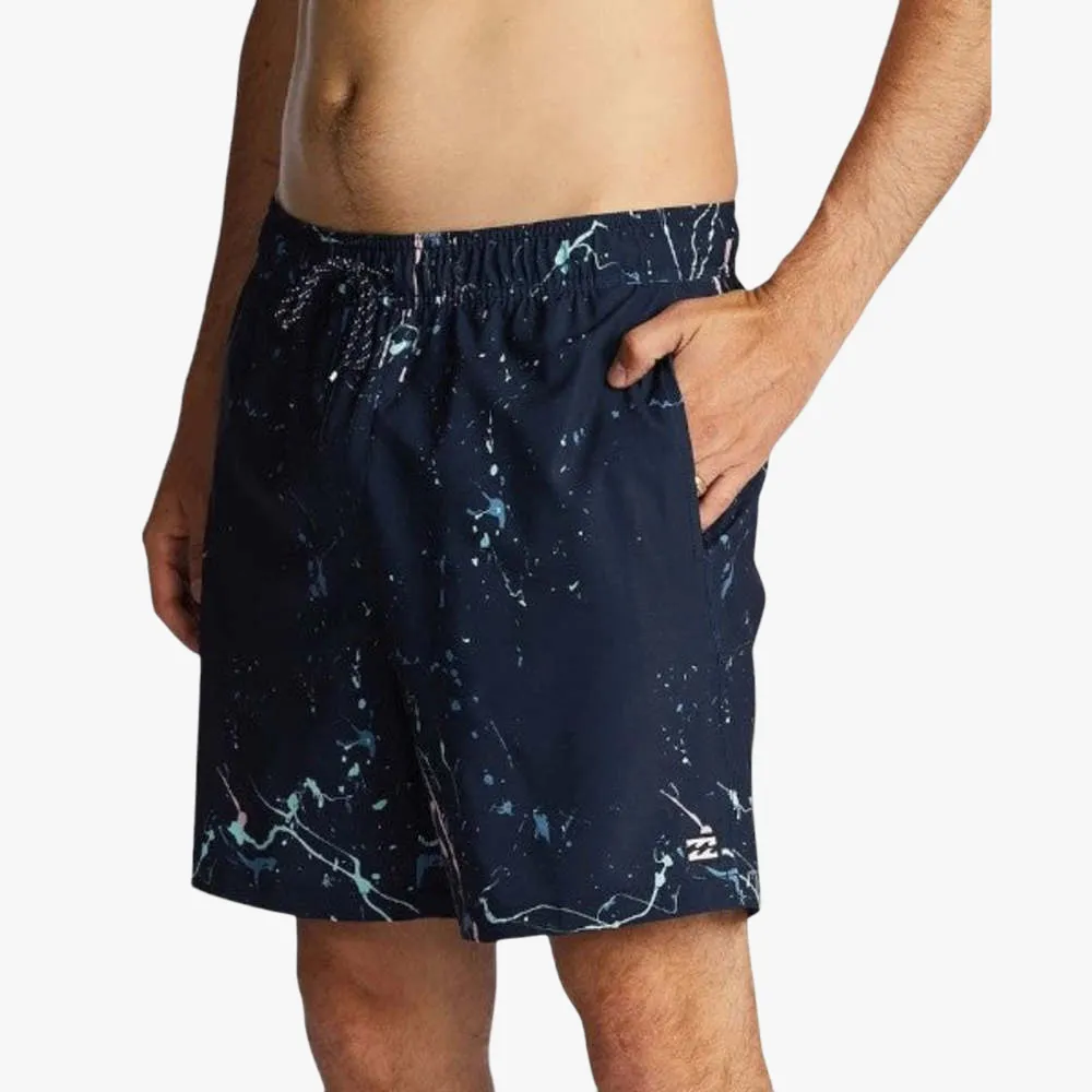 Billabong Boys Hazey Day Layback Shorts Navy