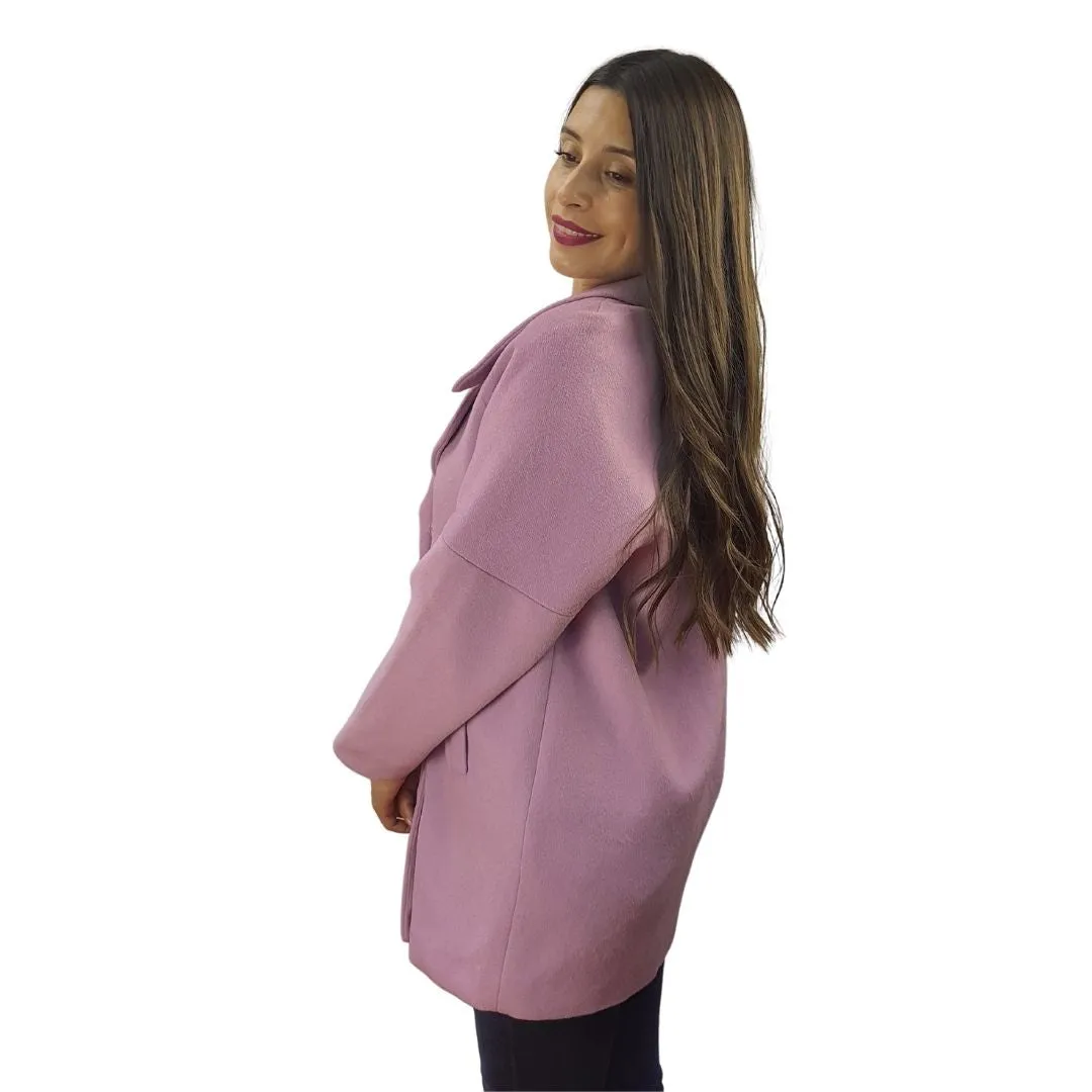 Blazer Vero Moda Rosa Vieja Style SHINY 9/10 WOOL COAT(NL)