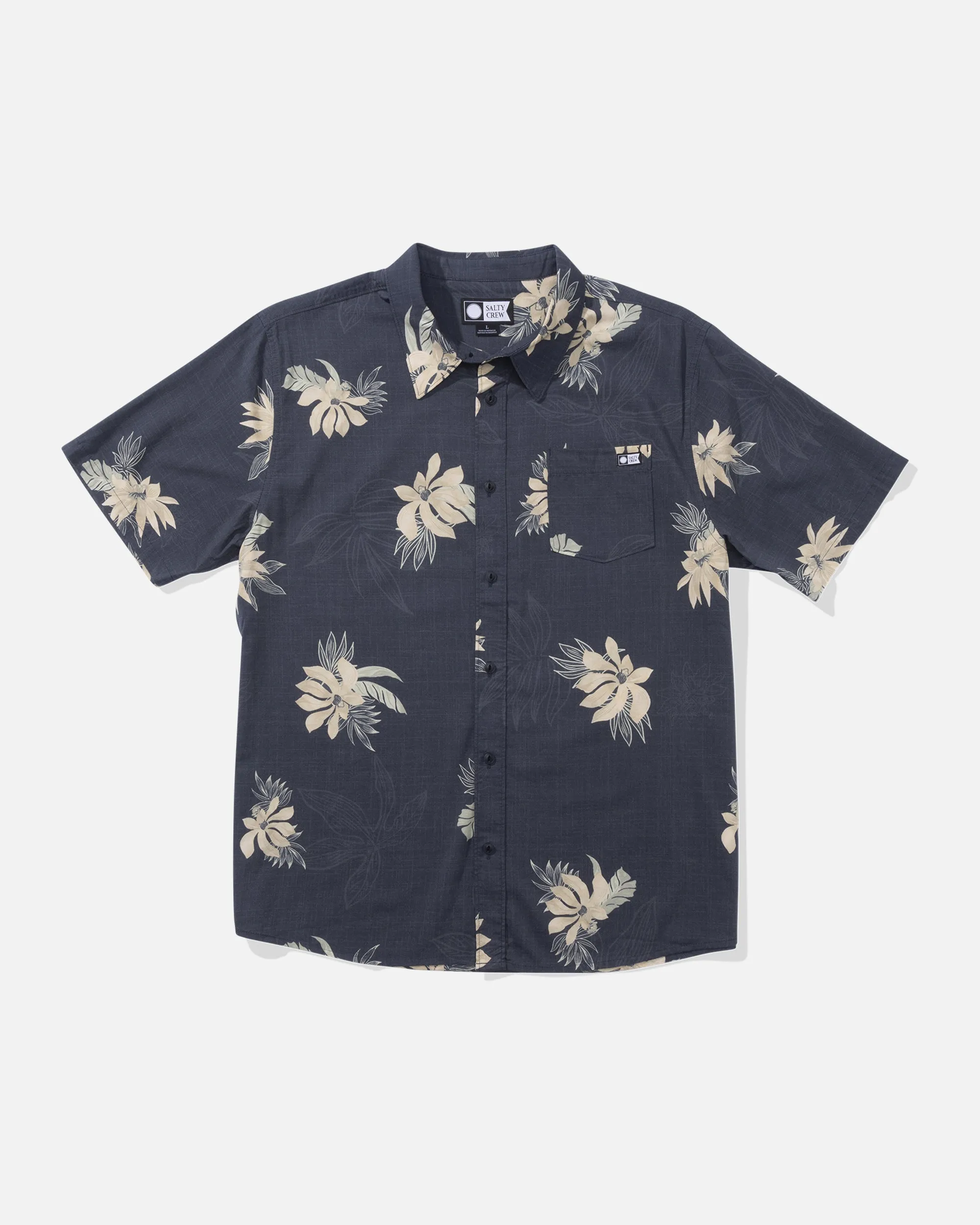 Bloomin S/S Woven - Dark Lava