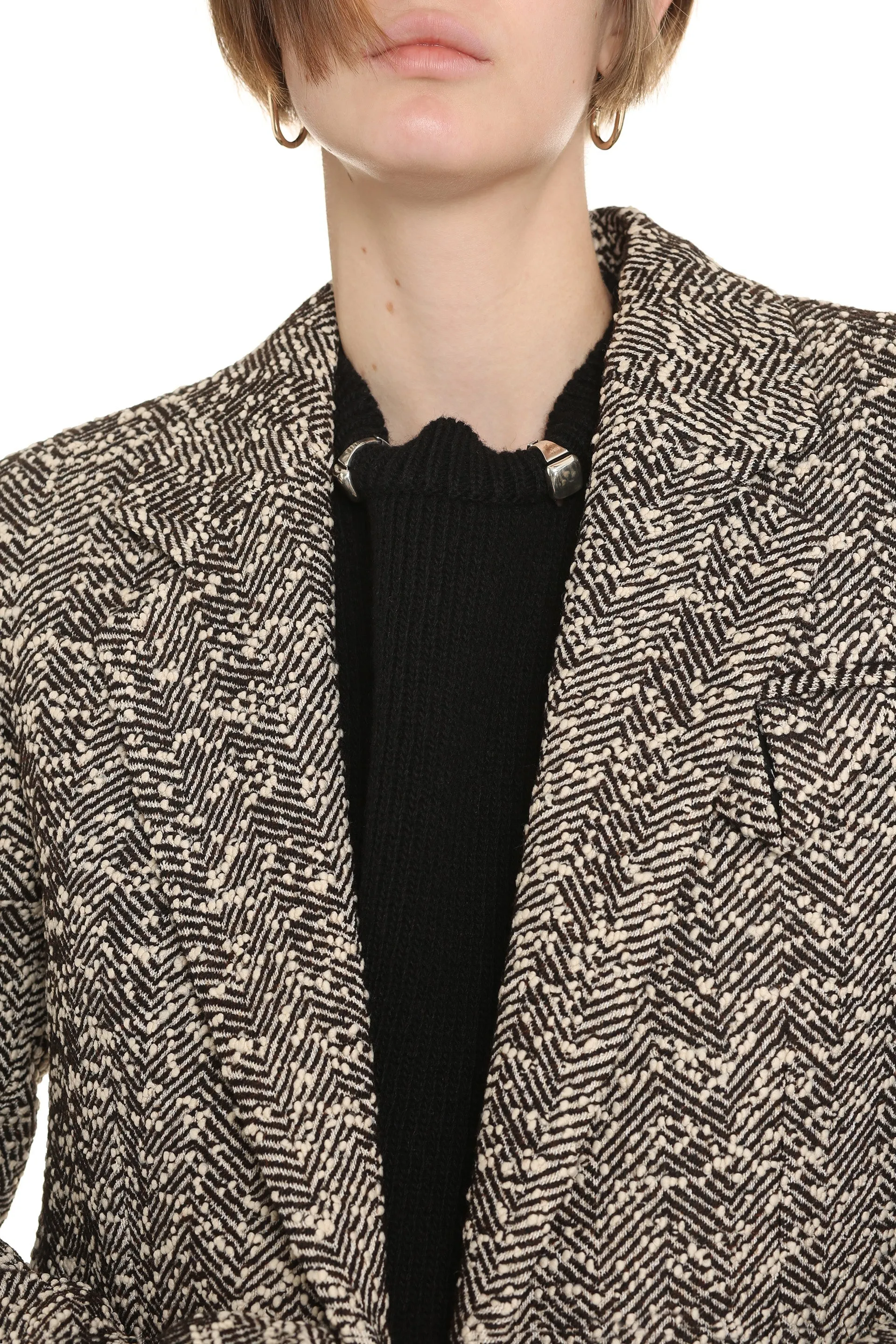 Bottega Veneta Single Breasted Buttoned Coat
