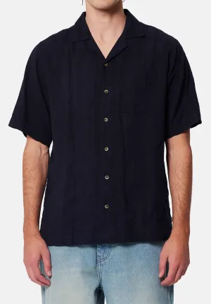 Bowler Seersucker Shirt - Vintage Black