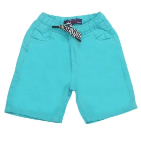 Boys Cotton Short - Cyan