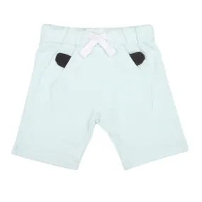 Boys Ear Shorts - Cyan
