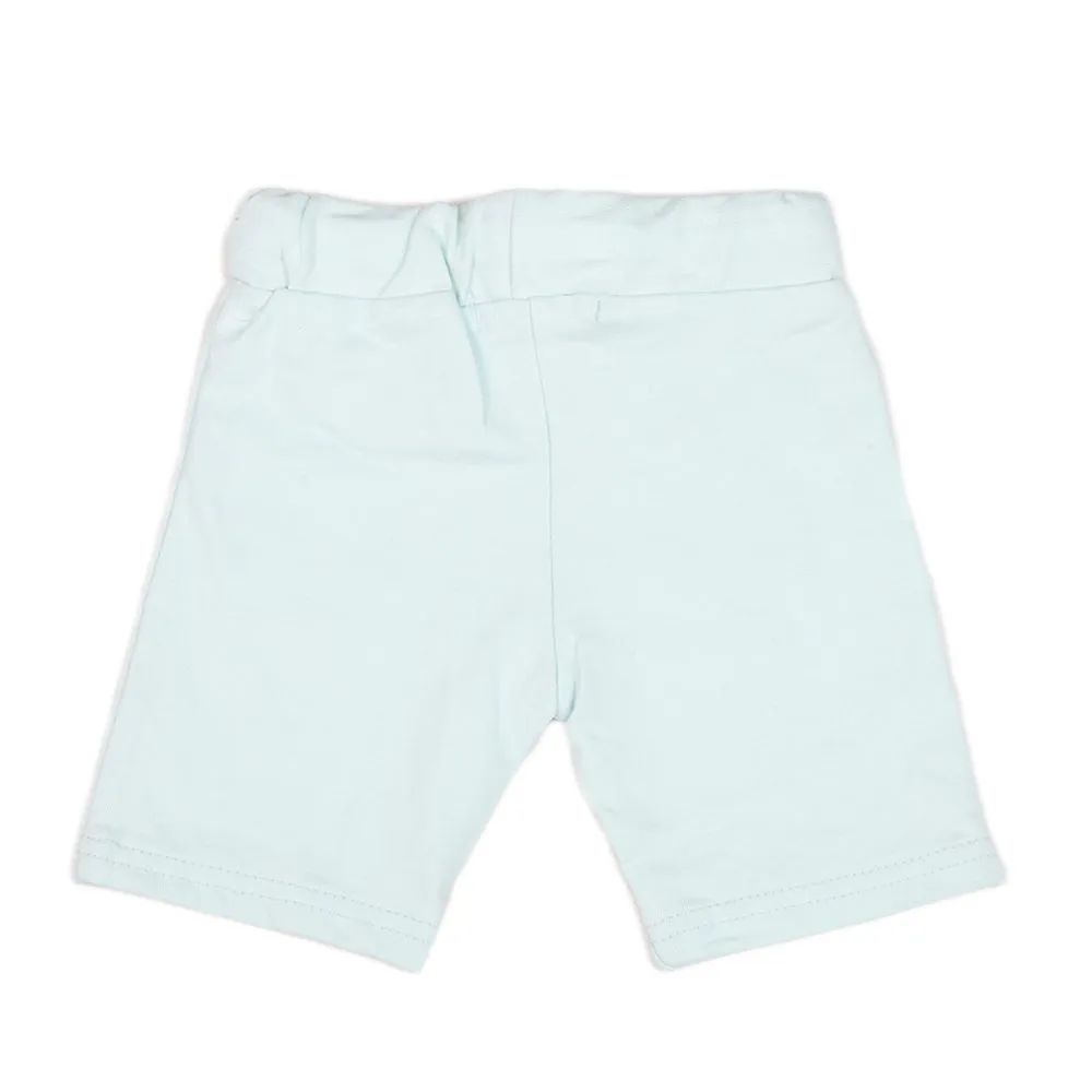 Boys Ear Shorts - Cyan