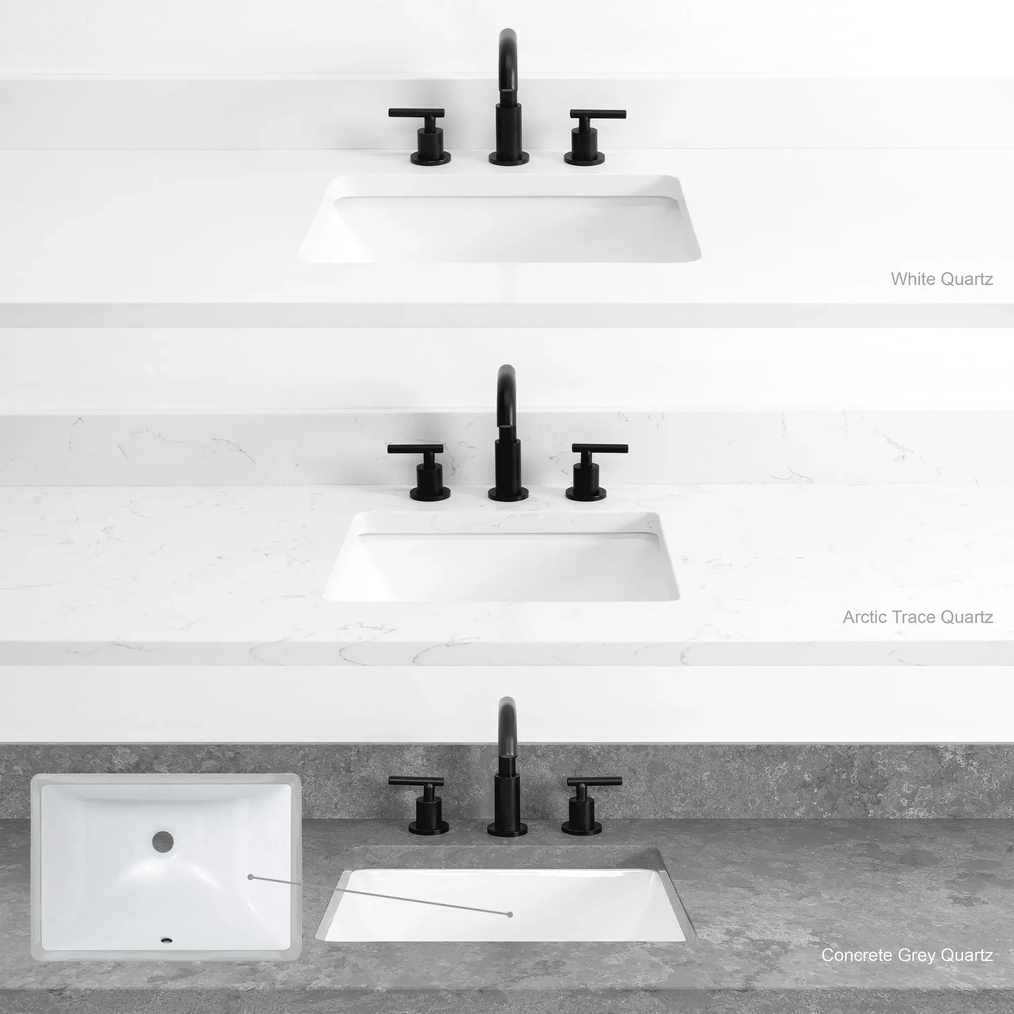 Cape Breton 60" Wall Mount Satin White Bathroom Vanity, Double Sink