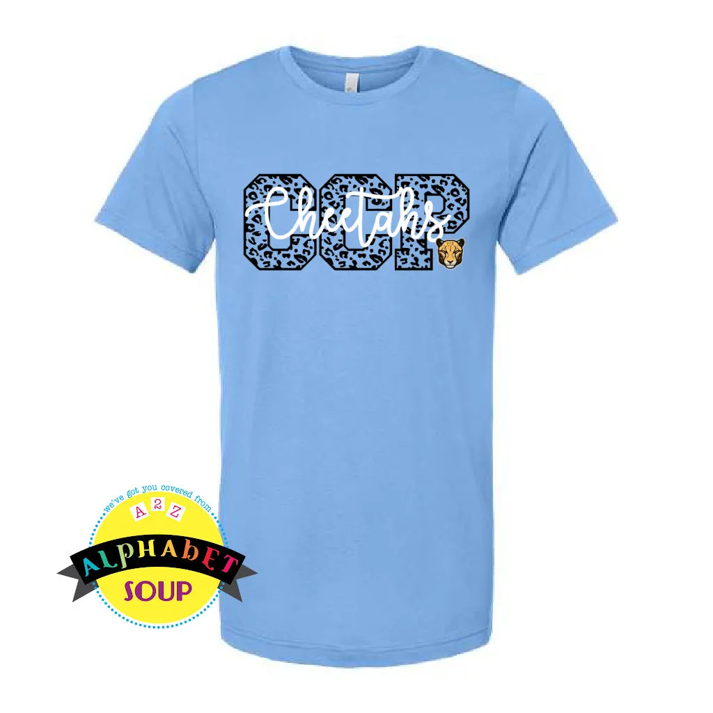 Carolina Collaborative Prep CCP Leopard Letters Design On Adult And Youth Tees And Sweatshirts