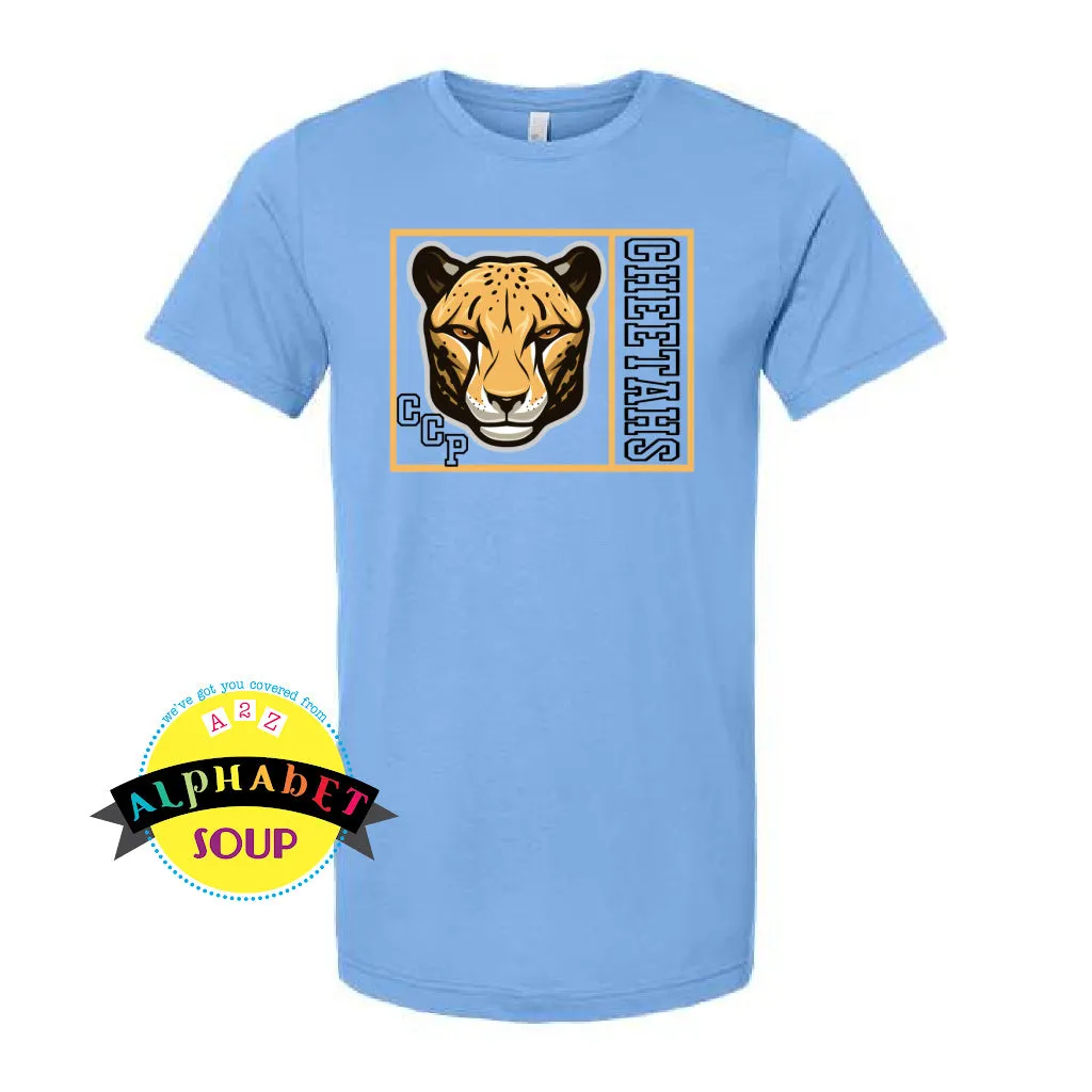 Carolina Collaborative Prep Cheetah Box Design On Adult And Youth Tees And Sweatshirts