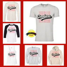 Castlio Elementary Repeating Design On Adult and Youth Tees And Sweatshirts