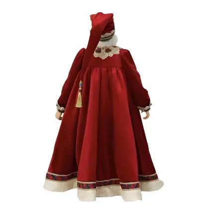 Chinoiserie 35" Tall Gold Santa Claus Doll 28-228600