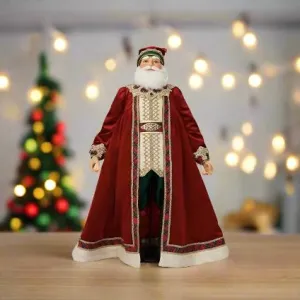 Chinoiserie 35" Tall Gold Santa Claus Doll 28-228600
