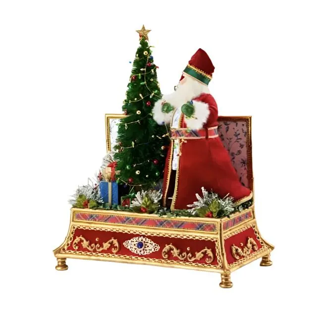 Chinoiserie Treasured Santa Box 28-228592