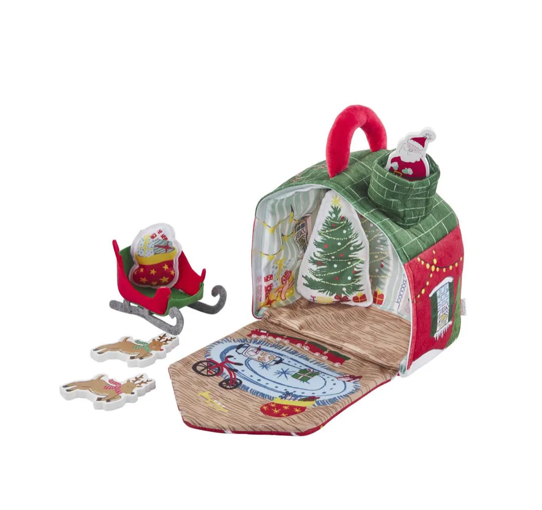 Christmas House Plush Set