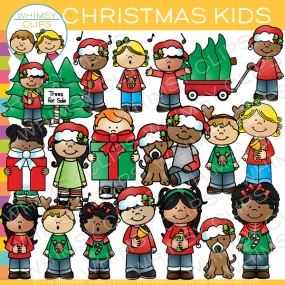 Christmas Kids Clip Art