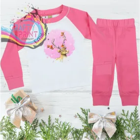 Christmas Reindeer Robin Toddler Pyjamas