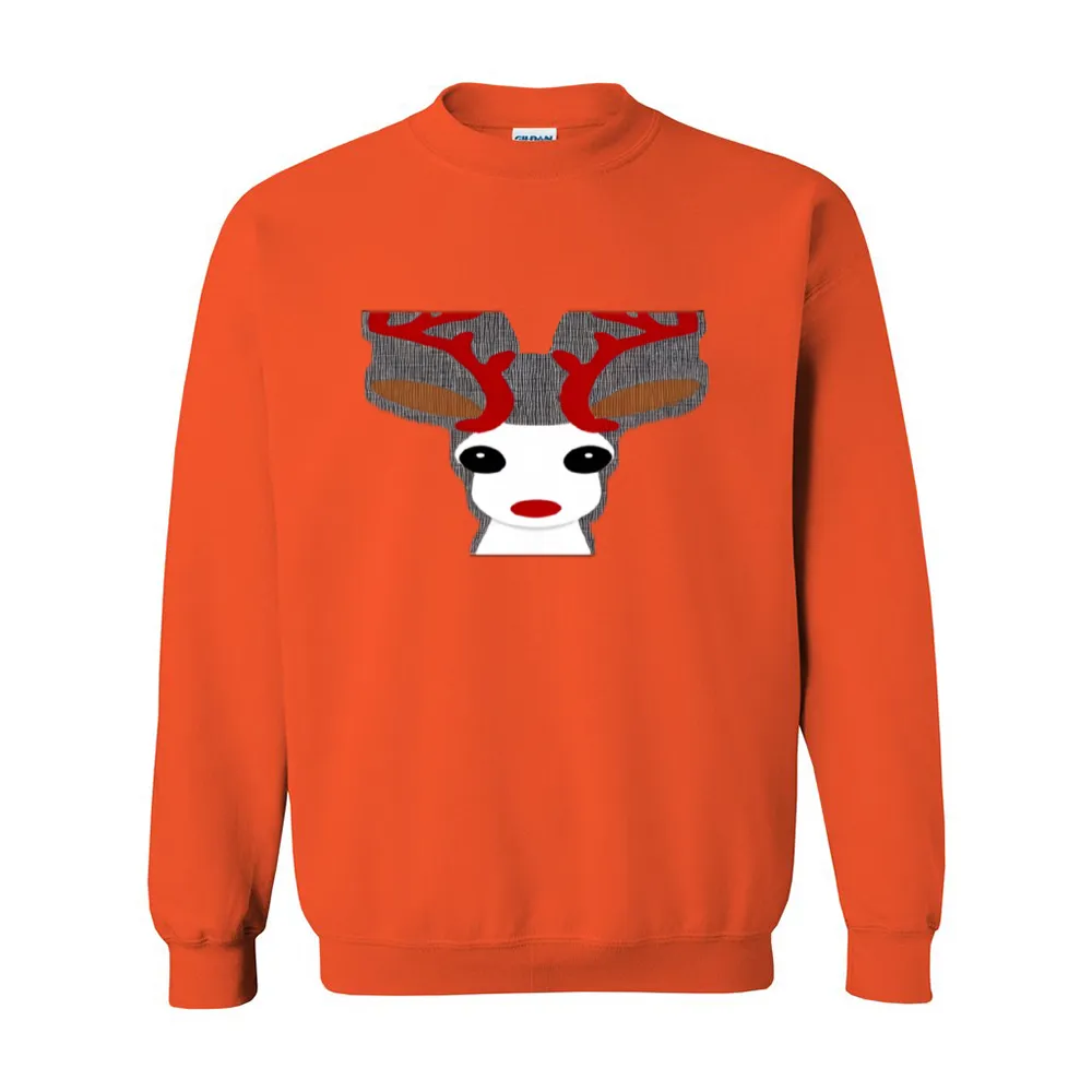 Christmas Reindeer Unisex Gildan 18000 Christmas Sweatshirt