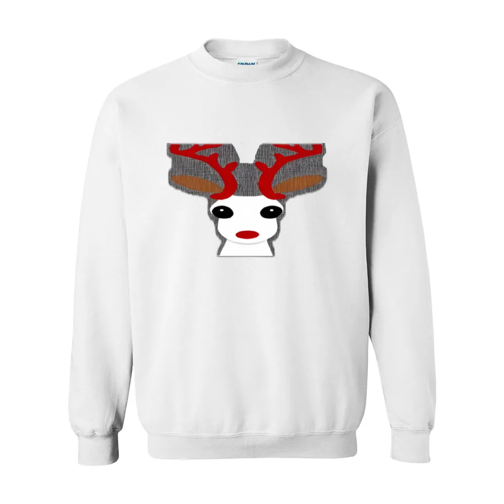 Christmas Reindeer Unisex Gildan 18000 Christmas Sweatshirt