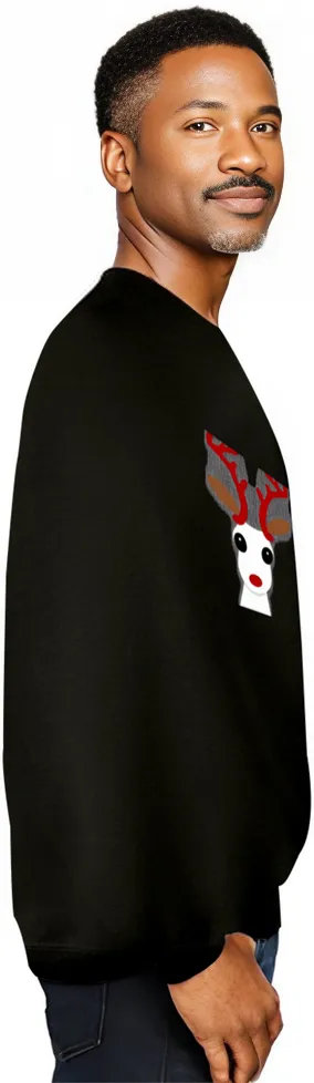 Christmas Reindeer Unisex Gildan 18000 Christmas Sweatshirt