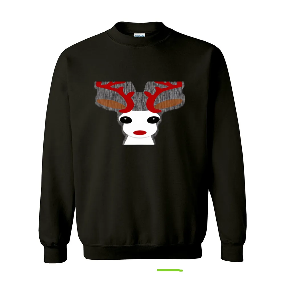 Christmas Reindeer Unisex Gildan 18000 Christmas Sweatshirt