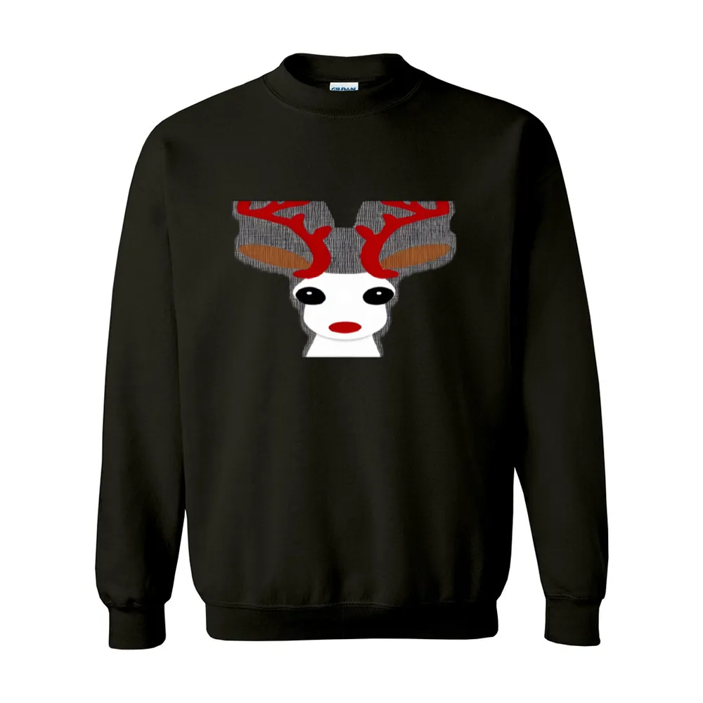 Christmas Reindeer Unisex Gildan 18000 Christmas Sweatshirt