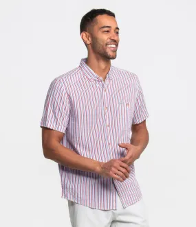 Clubhouse Seersucker Baja Shirt - Clubhouse Seersucker