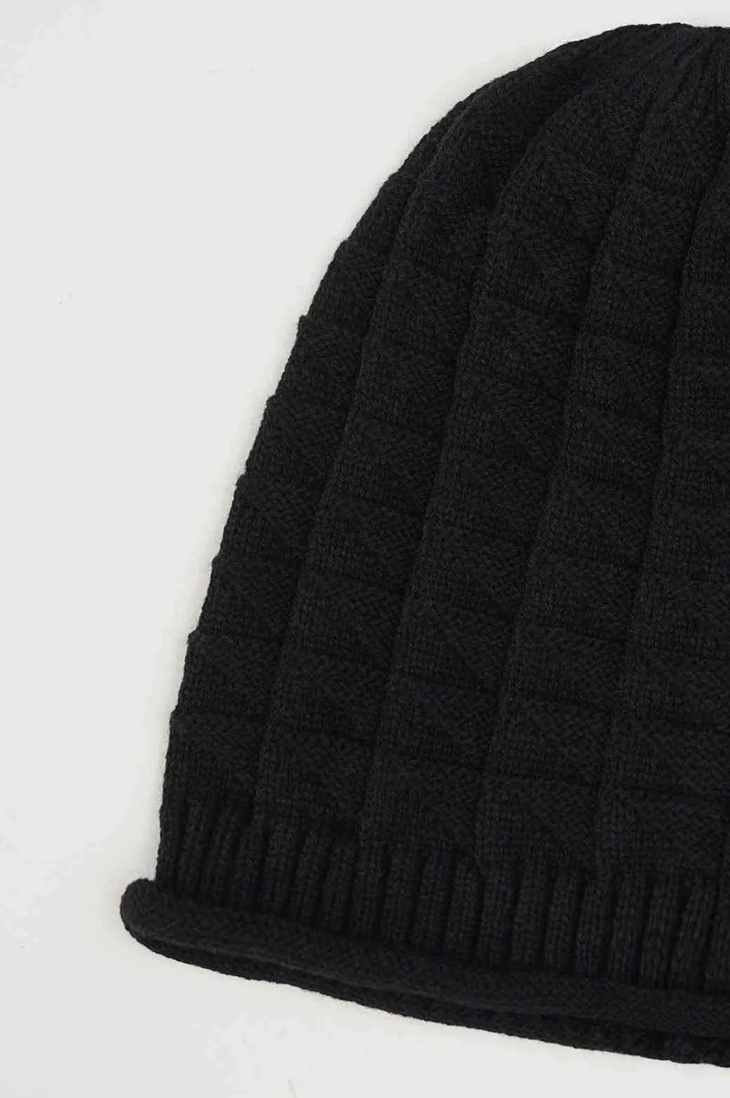 CROCHET LONG KNIT BEANIE
