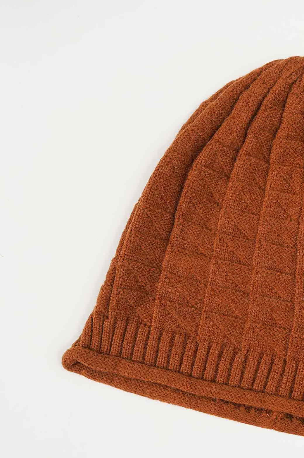 CROCHET LONG KNIT BEANIE