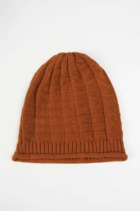 CROCHET LONG KNIT BEANIE
