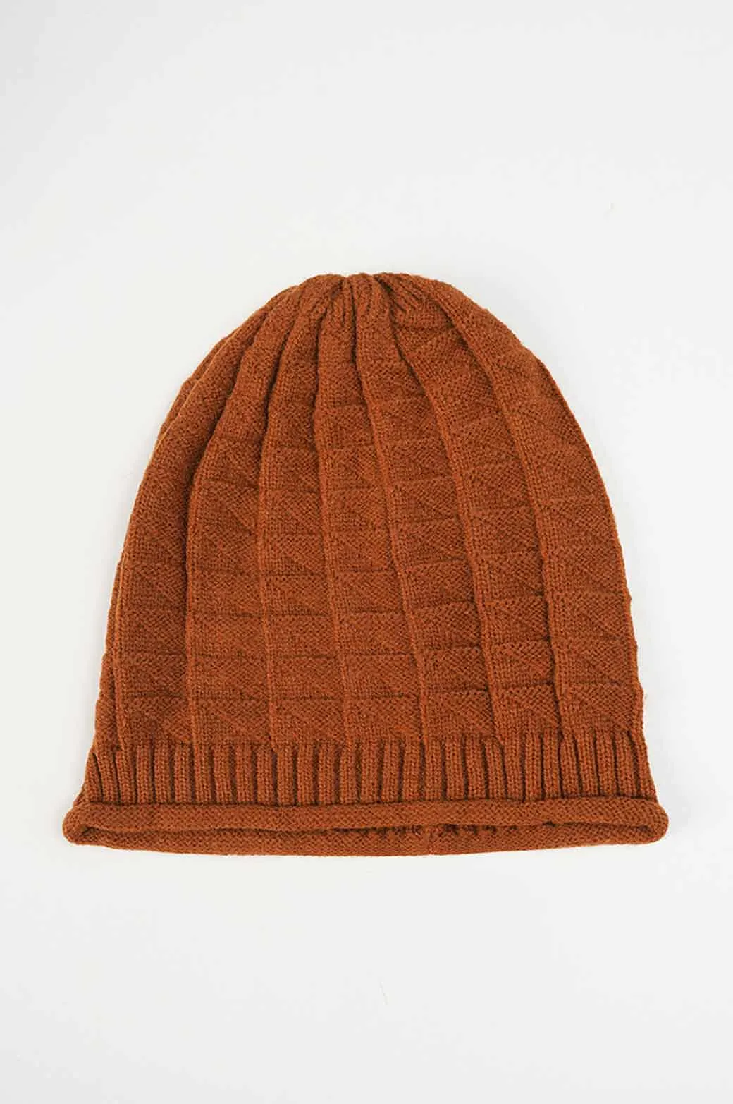 CROCHET LONG KNIT BEANIE