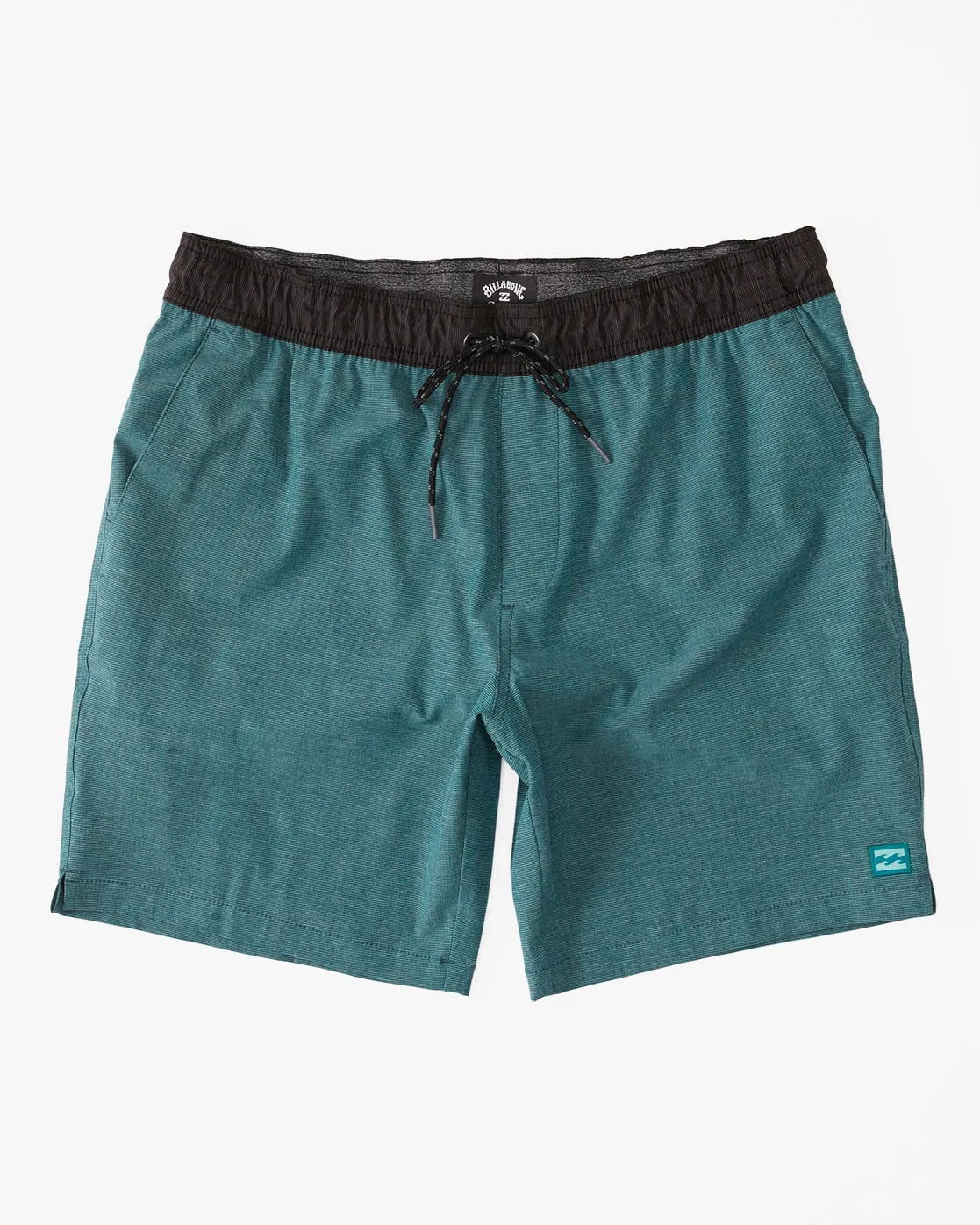 Crossfire Elastic Waist Submersible Shorts 18" - Cyan