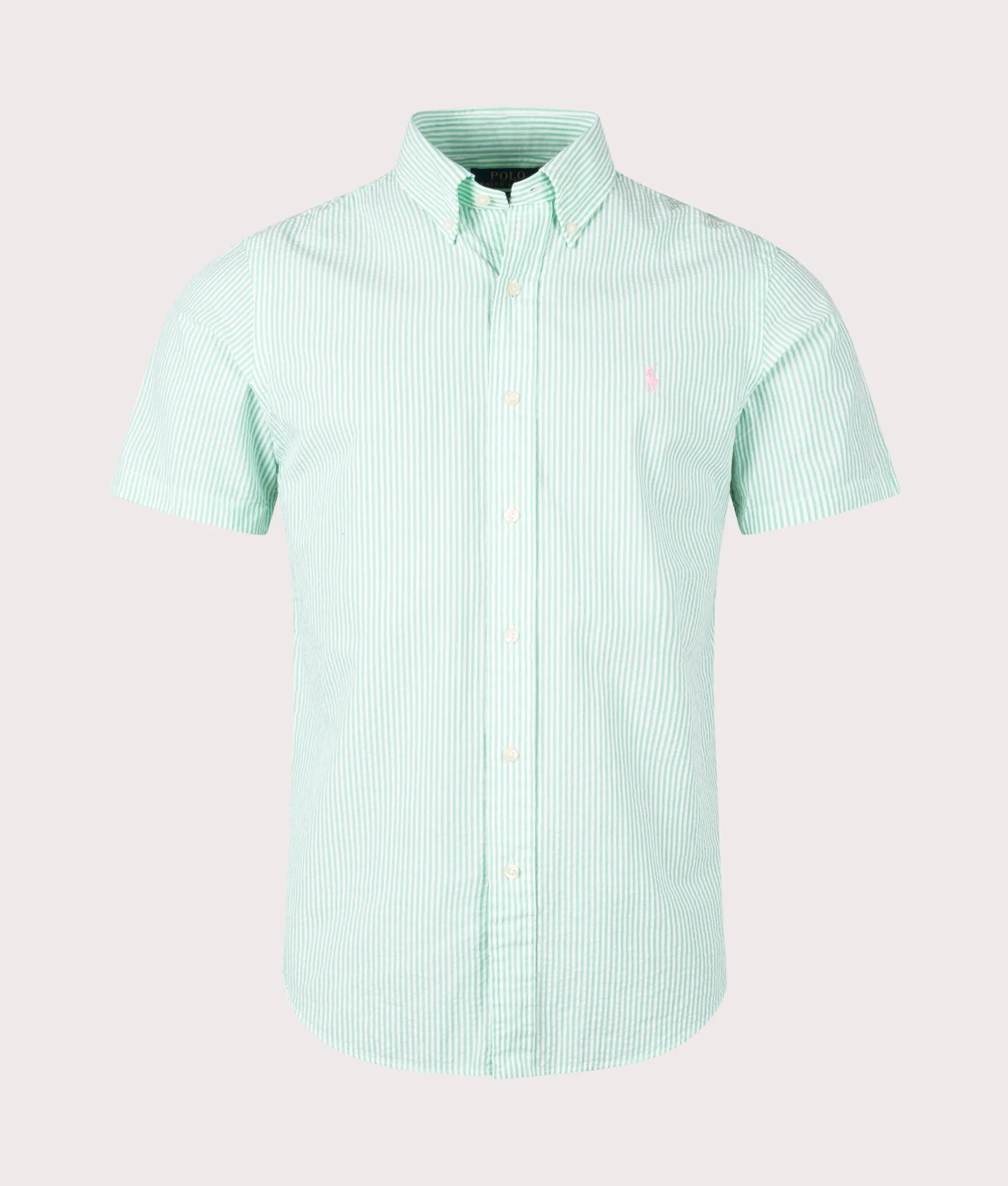 Custom Fit Seersucker Stripe Shirt