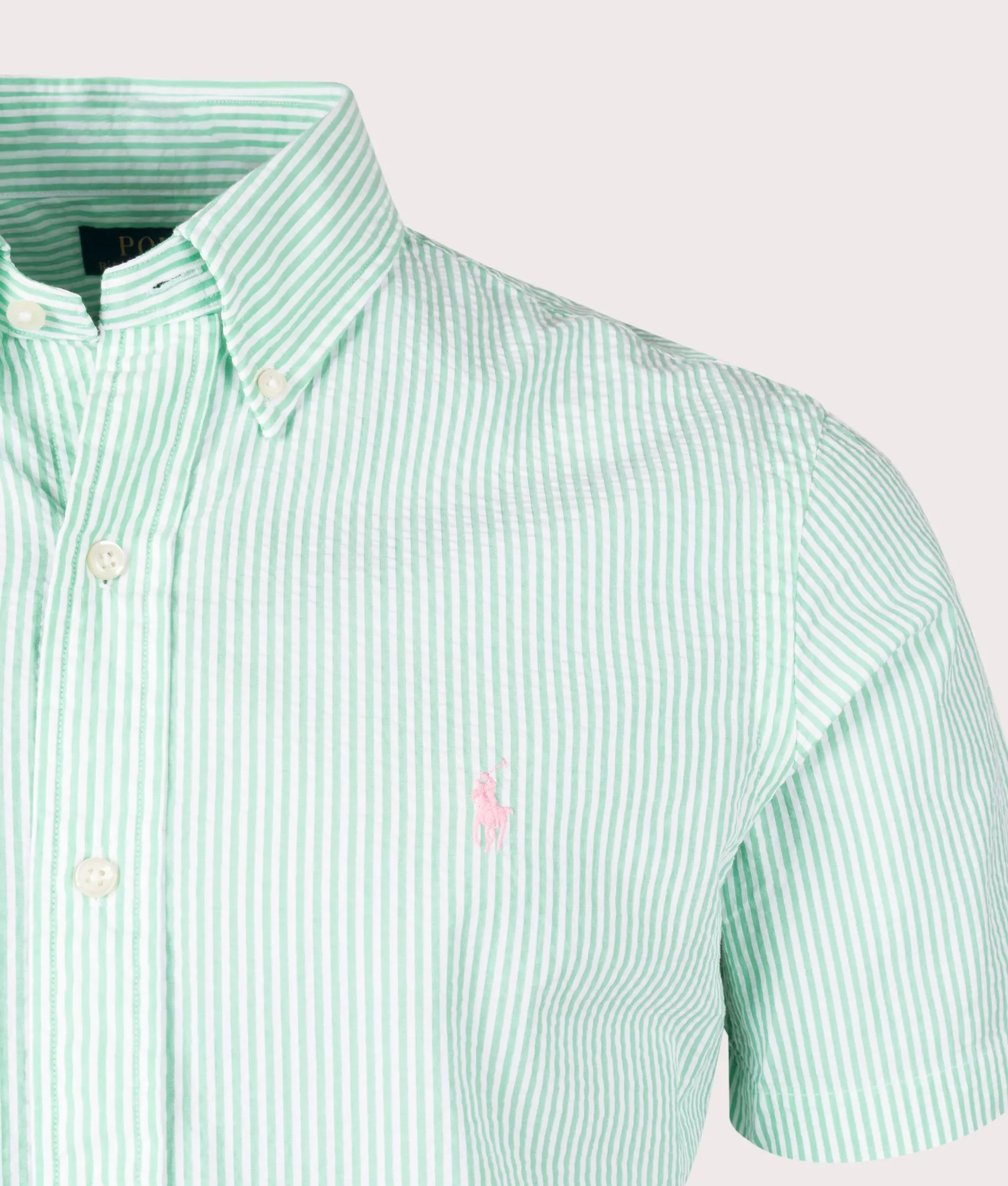 Custom Fit Seersucker Stripe Shirt