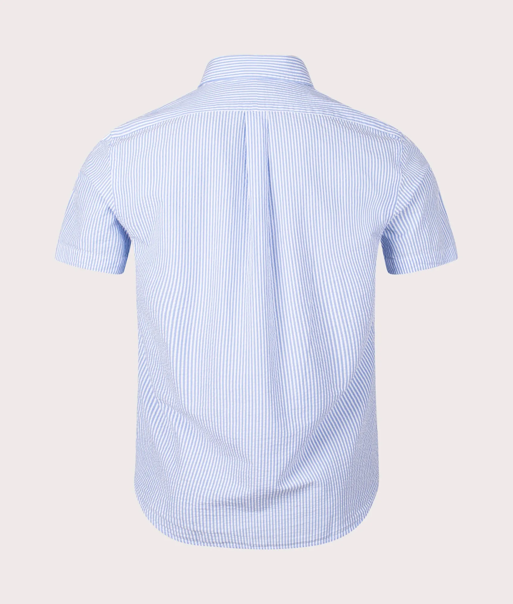 Custom Fit Striped Seersucker Shirt