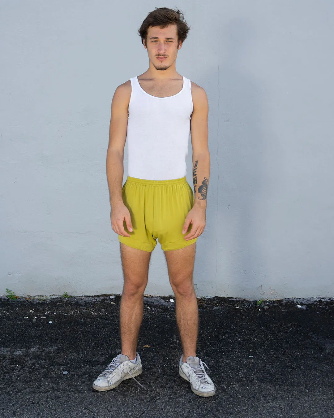 CYAN BLUE BAMBOO PUNE SHORTS