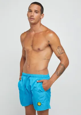 Cyan Swim Short Smiley
