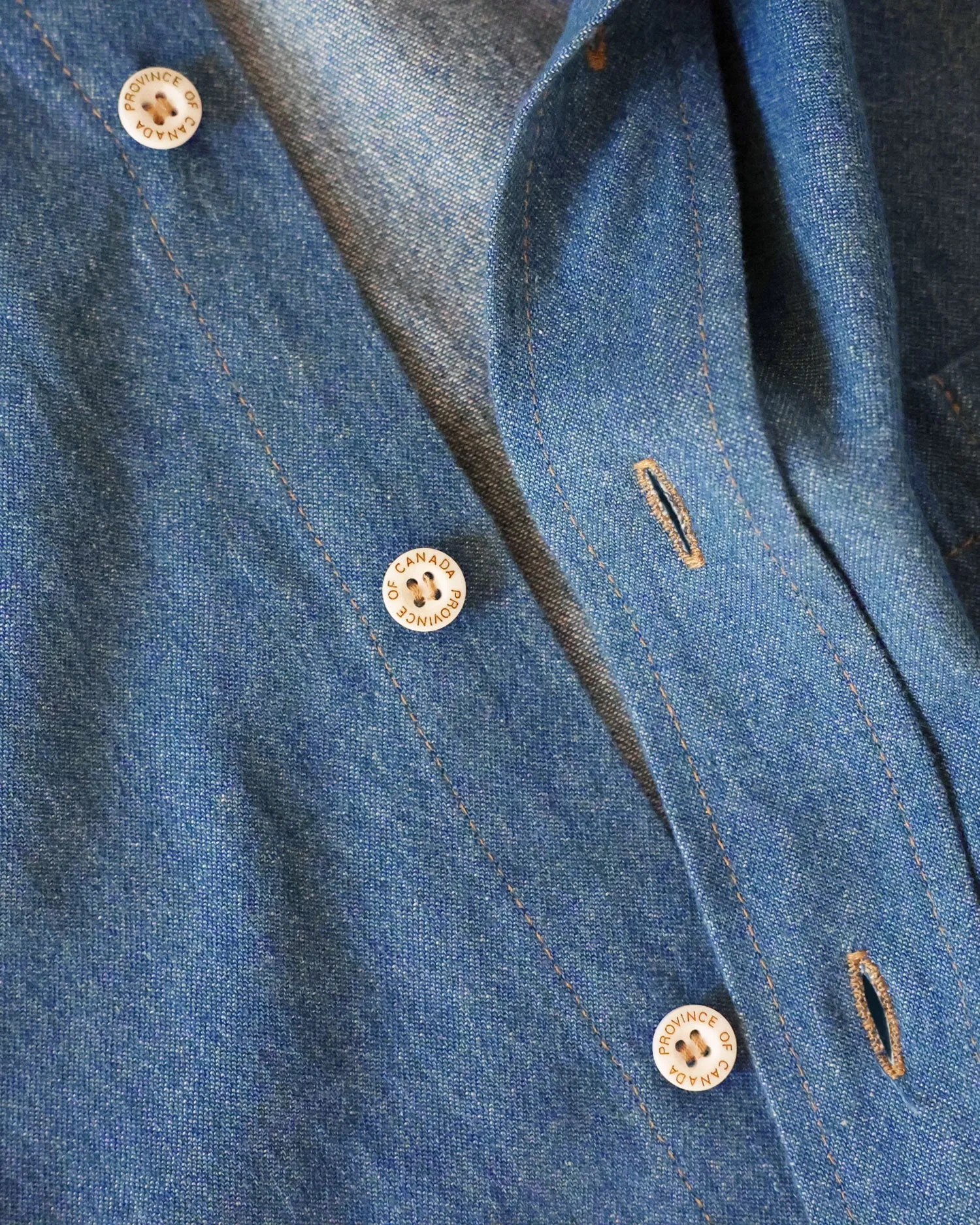 Dark Wash Denim Shirt - Unisex