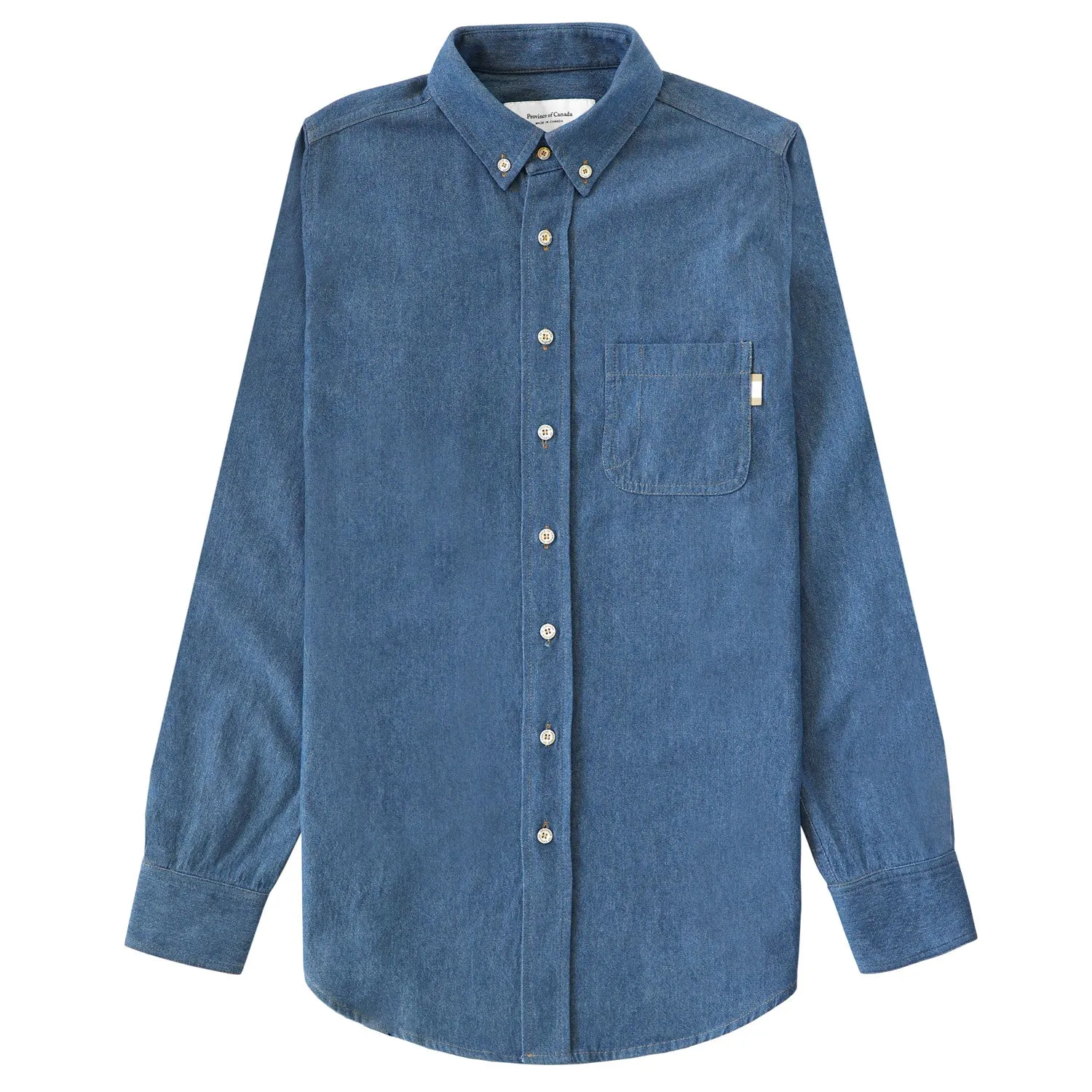 Dark Wash Denim Shirt - Unisex
